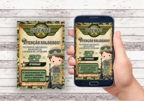 Convite Virtual - Exercito 03