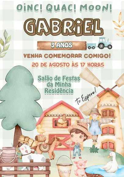 Convite Virtual - Fazendinha 05