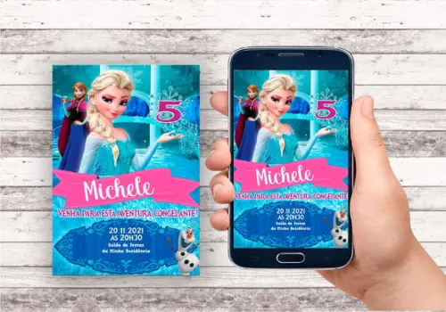 Convite Virtual - Frozen 03