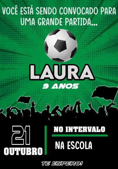 Convite Virtual - Futebol 02