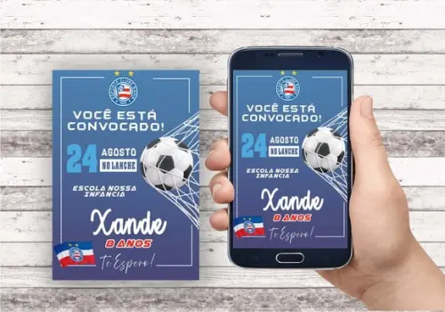 Convite Virtual - Futebol Bahia