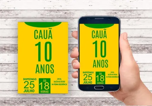 Convite Virtual - Futebol Brasil