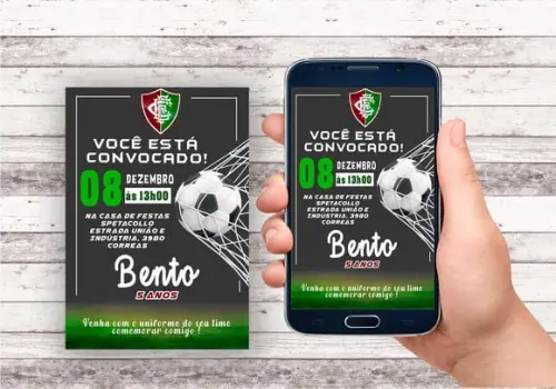 Convite Virtual - Futebol Fluminense