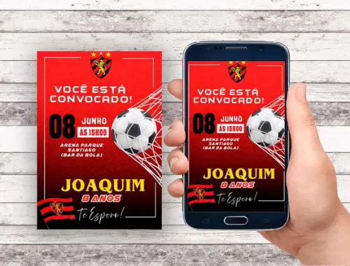Convite Virtual - Futebol Sport Recife