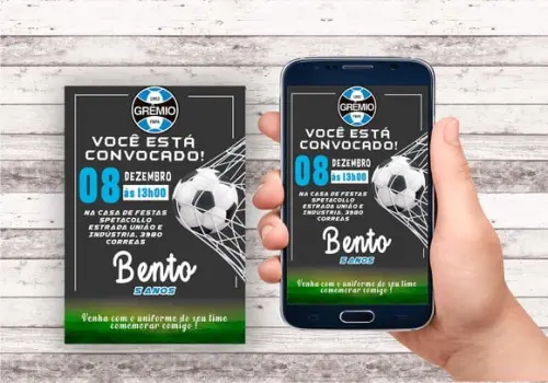Convite Virtual - Gremio