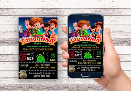 Convite Virtual - Hotel Transilvânia