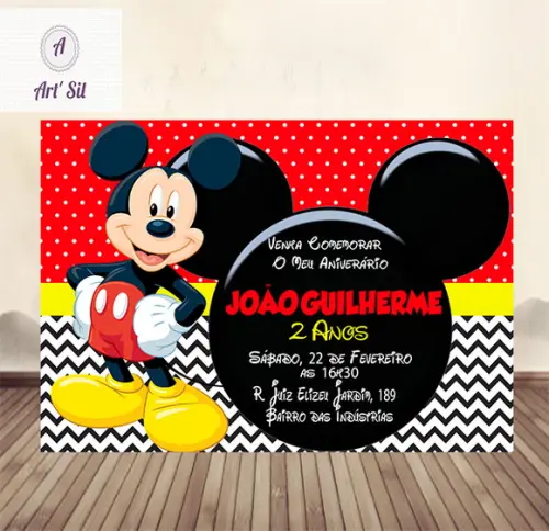 Convite Virtual - Mickey Mouse 05