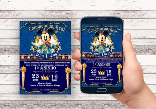 Convite Virtual - Mickey Realeza 02