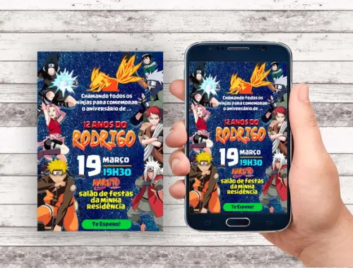 Convite Virtual - Naruto 02