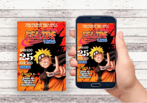 Convite Virtual - Naruto 05