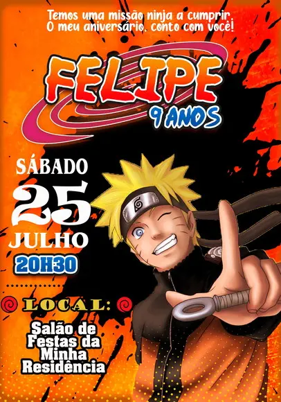 Convite Virtual - Naruto 05
