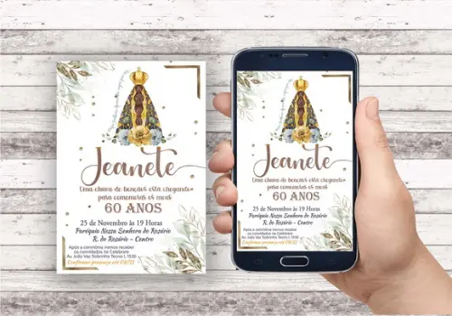 Convite Virtual - Nossa Senhora Aparecida