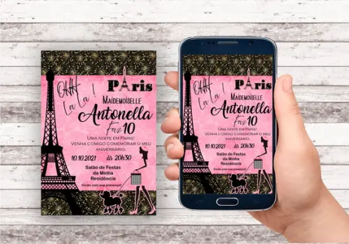 Convite Virtual - Paris