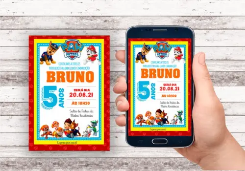 Convite Virtual - Patrulha Canina