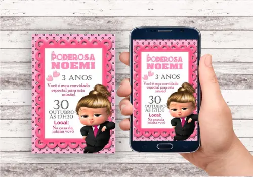 Convite Virtual - Poderosa Chefinha Loira