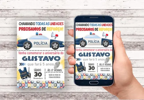 Convite Virtual - Policia