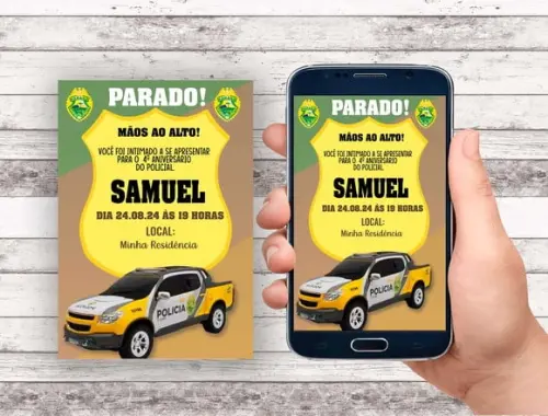 Convite Virtual - Policia Militar Pr
