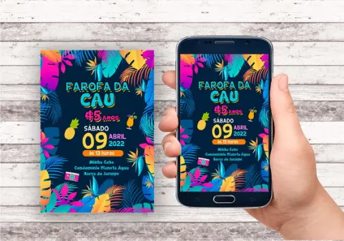 Convite Virtual - Tardezinha/ Farofa
