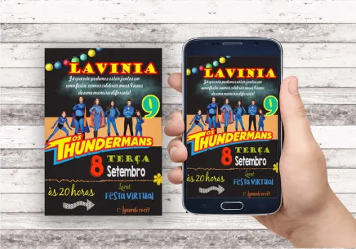 Convite Virtual - Thundermans