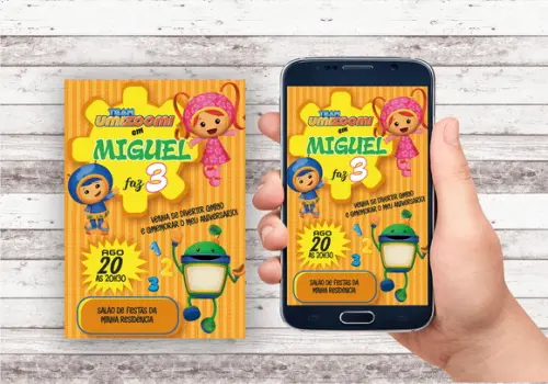 Convite Virtual - Umizoomi