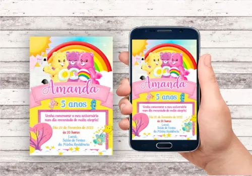 Convite Virtual - Ursinhos Carinhosos