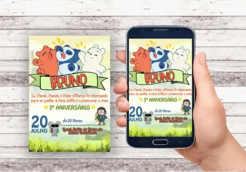 Convite Virtual - Urso sem Curso
