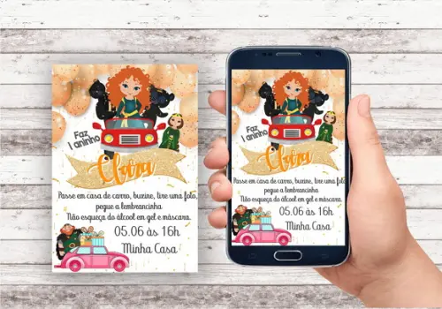 Convite Virtual - Valente Merita (drive Thru)