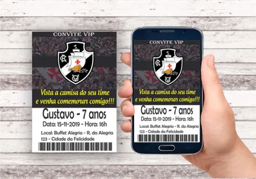 Convite Virtual - Vasco