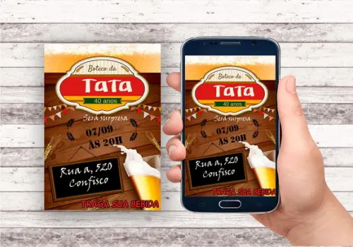 Convite Virtual Boteco