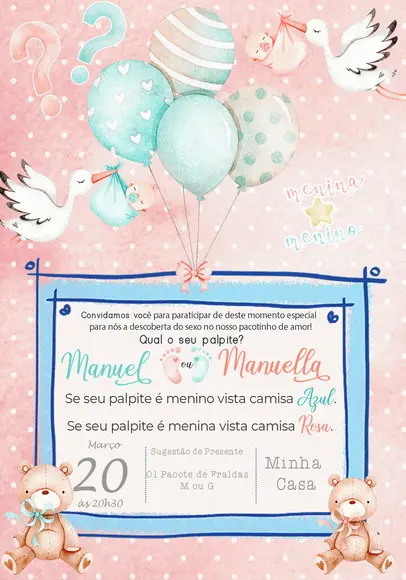Convite Virtual Chá Revelação 03