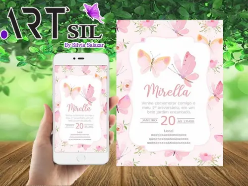 Convite virtual Jardim Encantado
