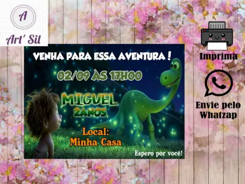 Convite Virtual o Bom Dinossauro
