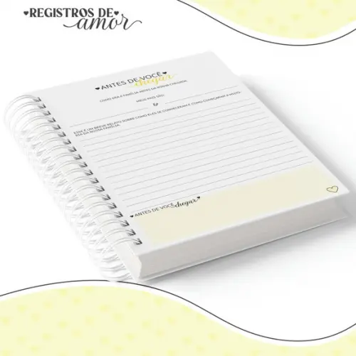 Diario da Adoção - Amarelo