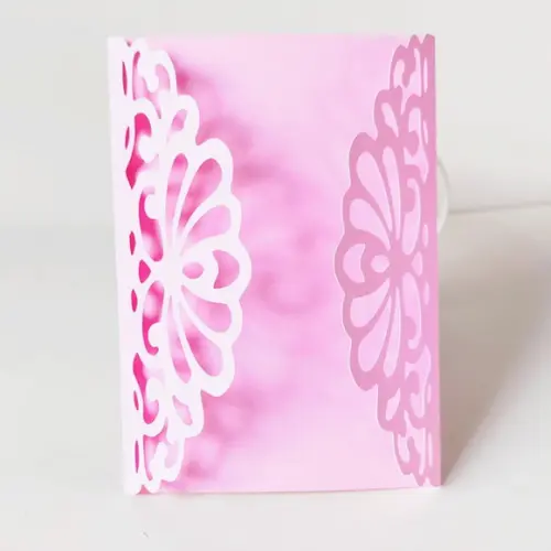 Envelope Rendado - Rosa