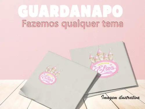 Guardanapo Personalizado - Princesas