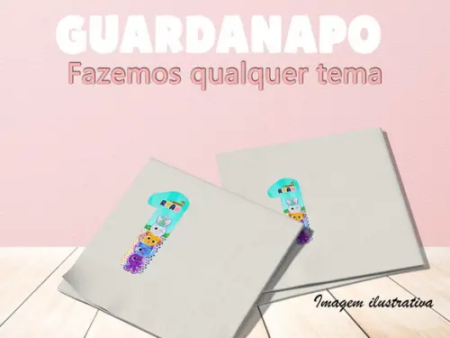 Guardanapo Personalizado - Bolofofos