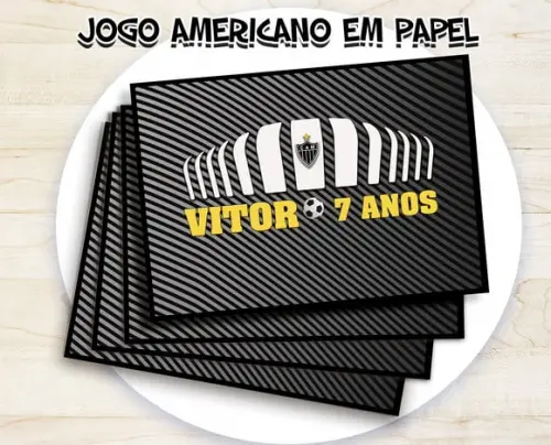 Jogo Americano - Atletico Mg (papel)