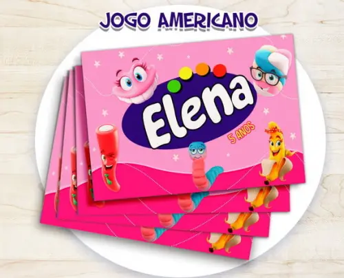 Jogo Americano - Fini Menina (papel)