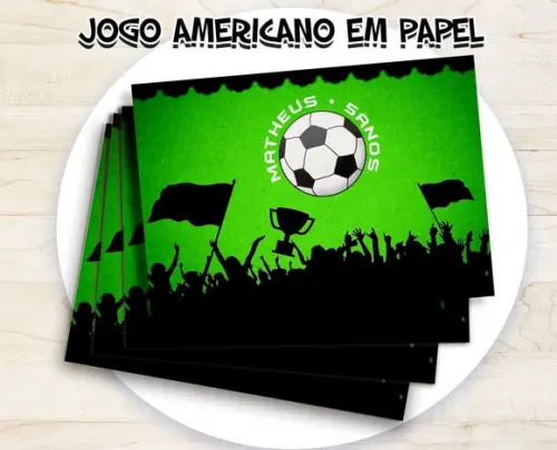 Jogo Americano - Futebol (papel)