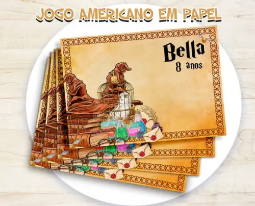 Jogo Americano - Harry Potter (papel)