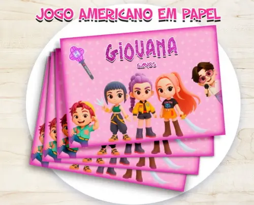 Jogo Americano - Guerreiras do K-pop (papel)