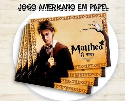 Jogo Americano - Harry Potter 02 (papel)