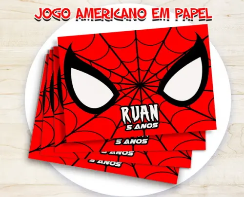 Jogo Americano - Homem Aranha 03 (papel)