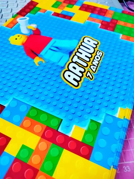 Jogo Americano - Lego (papel)