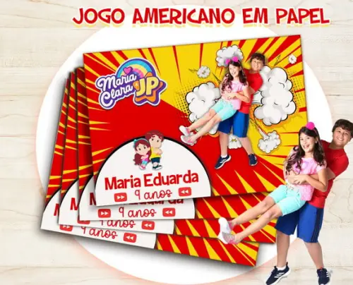 Jogo Americano - Maria Clara e Jp (papel)