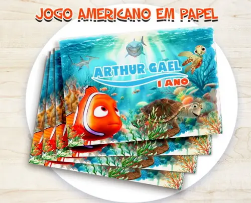 Jogo Americano - Nemo (papel)