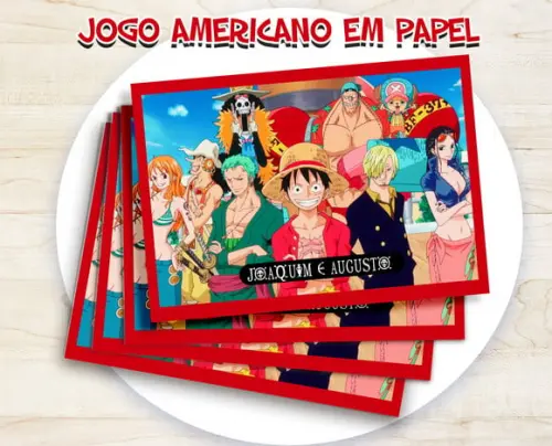 Jogo Americano - One Piece 02 (papel)