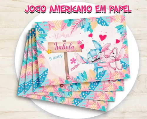 Jogo Americano - Stitch 04 (papel)