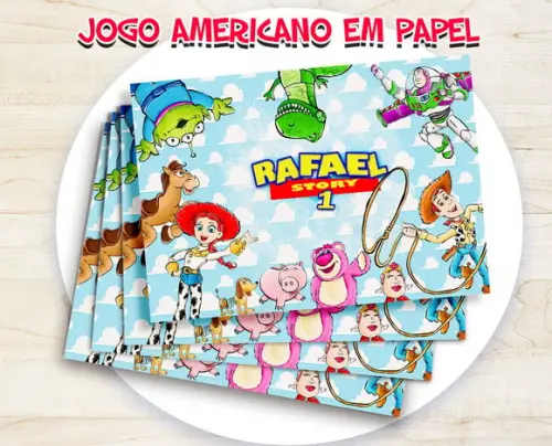Jogo Americano - Toy Story 02 (papel)