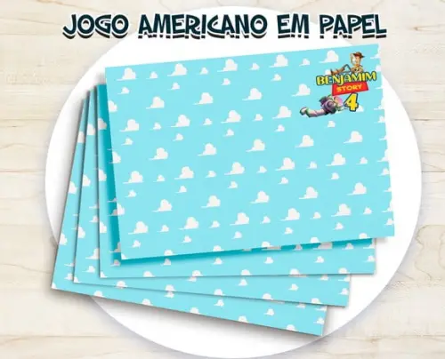 Jogo Americano - Toy Story 02 (papel)